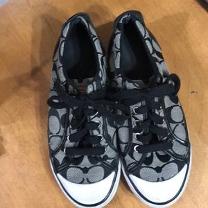 Coach sneakers- gently used.  Size 5.5